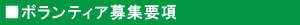 ボランティア募集要項