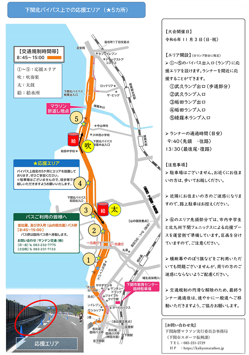 応援エリア設置箇所